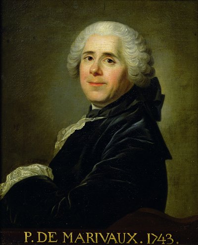 Porträt von Pierre Carlet de Chamblain de Marivaux (1688-1763) 1743 von Louis Michel van Loo